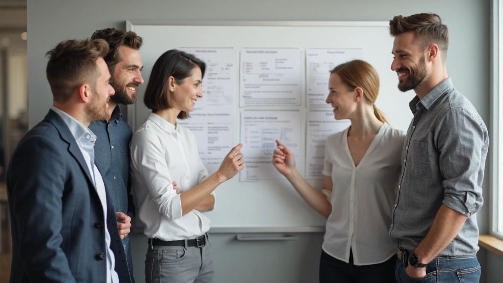 UX onderzoeksworkshop met teamleden die gebruikersinzichten analyseren