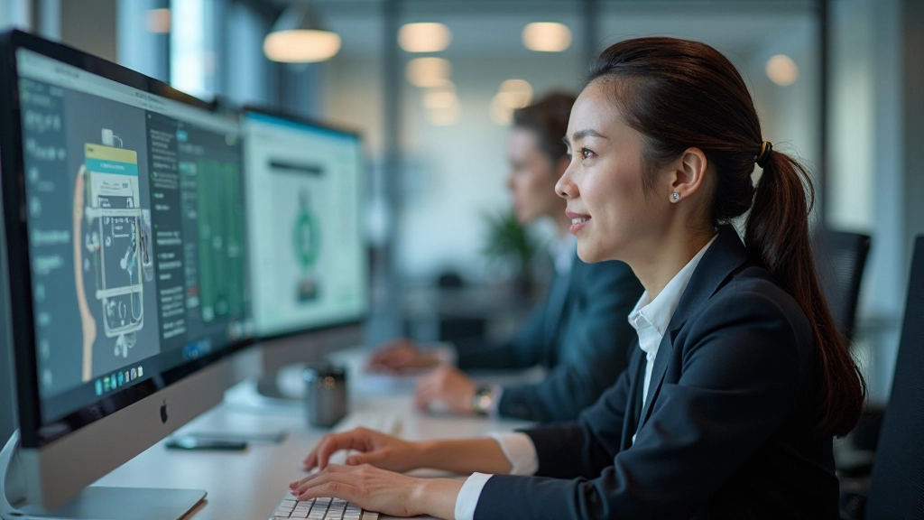 QA specialist test website accessibility met verschillende hulpmiddelen en apparaten